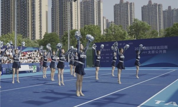 中国网球巡回赛CTA800太原公开赛挥拍开赛