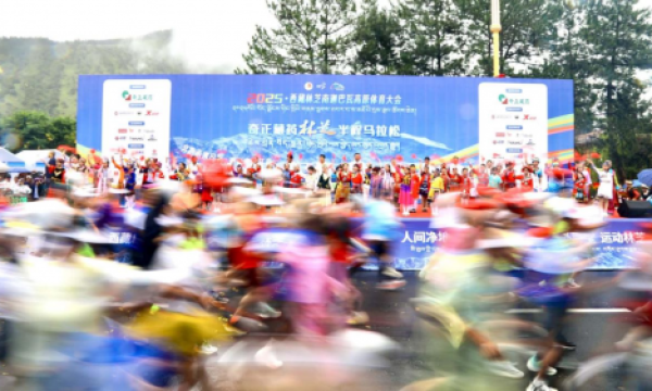 2025年西藏林芝南迦巴瓦高原体育大会奇正藏药-林芝半程马拉松圆满落幕！