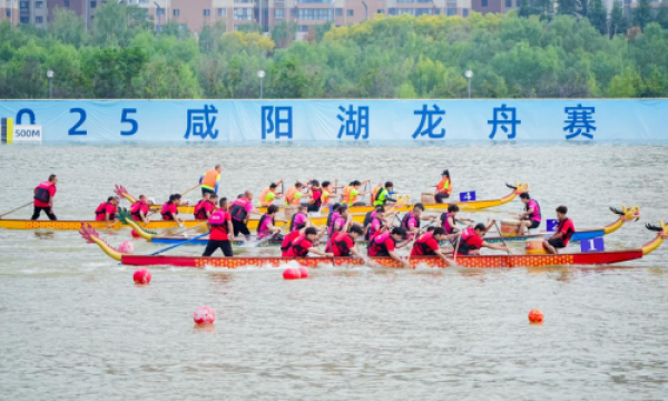 鼓震渭水舟竞湖光——2025咸阳龙舟赛圆满落幕